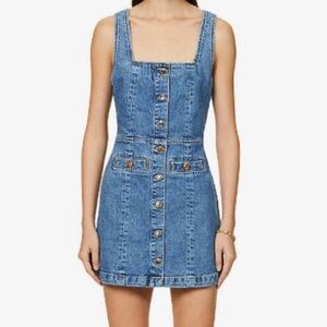 Reformation Denim Mini Dress Size 4